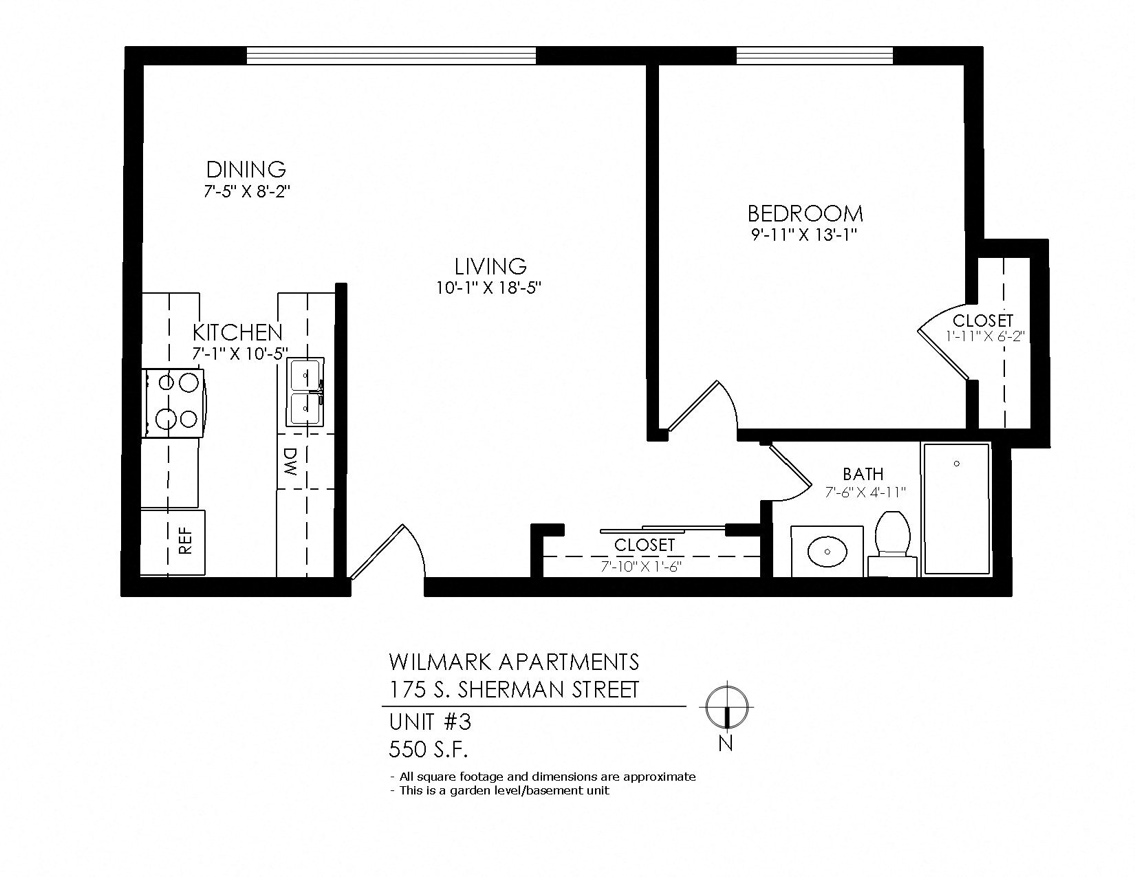 1 bedroom for rent in Denver